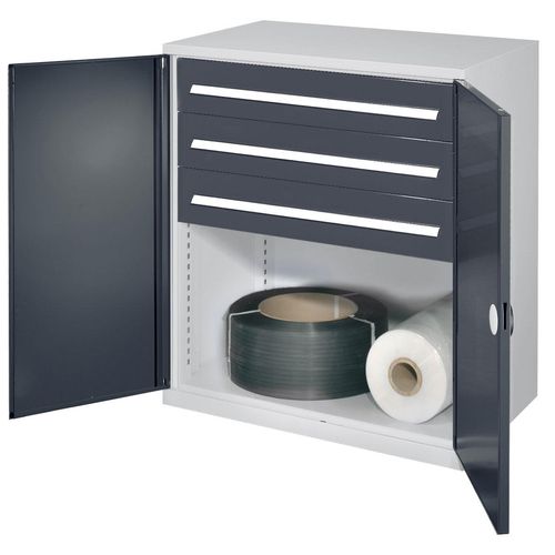 4251142238899 - Systeme Schwerlast-Beistellschränke ohne Mitteltrennwand 1110x1000x600mm Modell 67 Doppelwandtüren anthrazitgrau 4251142238899 - Systeme Schwerlast-Beistellschränke ohne Mitteltrennwand 1110x1000x600mm Modell 67 Doppelwandtüren anthrazitgrau
