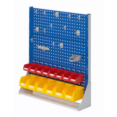 4251142229125 - Systeme ®RasterPlan Stellwände einseitig Größe #3 - 2x Lochplatten 1x Schlitzplatte 1x Zubehörsortiment 29-teilig Enzianblau RAL 5010 4251142229125 - Systeme ®RasterPlan Stellwände einseitig Größe #3 - 2x Lochplatten 1x Schlitzplatte 1x Zubehörsortiment 29-teilig Enzianblau RAL 5010