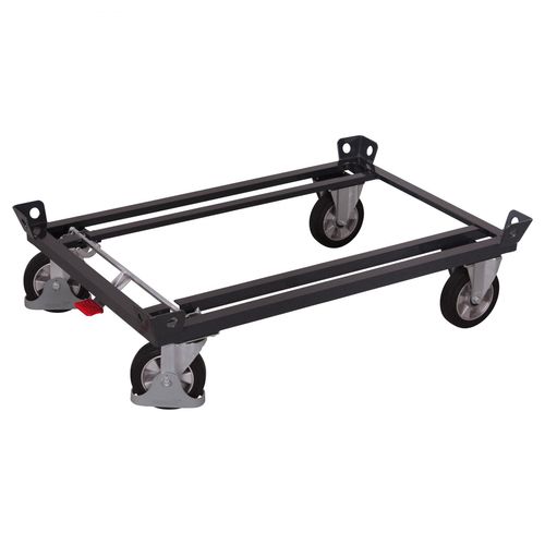 4035694054820 - Palettenfahrgestelle für Gitterboxen Europaletten mit Gummibereifung 1200kg Tragkraft 1010x810mm Anthrazitgrau - Variofit