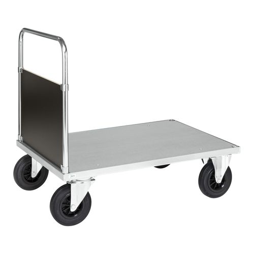 7350050352301 - Kongamek - Plattformwagen verzinkt 1200x800x900mm Boden Stahlblech ummantelt mit geschlossenem Schiebegriff und Gummibereifung ohne Bremse 7350050352301 - Kongamek - Plattformwagen verzinkt 1200x800x900mm Boden Stahlblech ummantelt mit geschlossenem Schiebegriff und Gummibereifung ohne Bremse