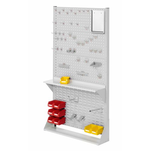 4251142229545 - Systeme ®RasterPlan Stellwände einseitig Größe #5 - 3x Lochplatten 2x Schlitzplatten 1x Zubehörsortiment 55-teilig Lichtgrau RAL 7035 4251142229545 - Systeme ®RasterPlan Stellwände einseitig Größe #5 - 3x Lochplatten 2x Schlitzplatten 1x Zubehörsortiment 55-teilig Lichtgrau RAL 7035