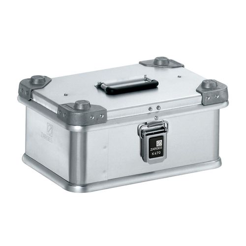 4003866408351 - Alu-Transportkiste Inhalt 13 l Innen-LxBxH 350 x 250 x 150 mm in robuster Ausführung ZARGES