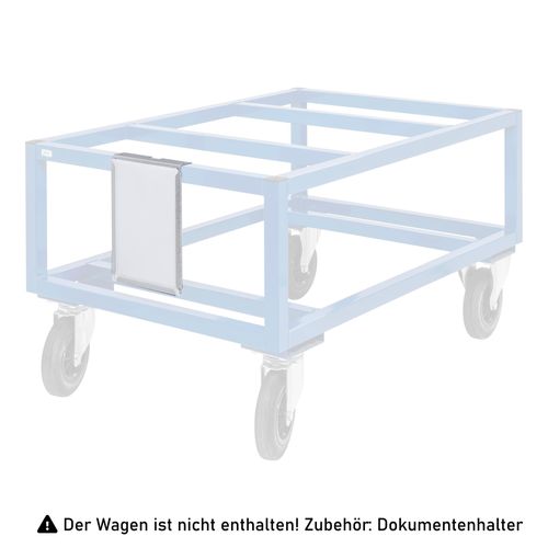 7350074809782 - Dokumentenhalter A4 221x50x306mm als Zubehör für Palettenwagen - Kongamek 7350074809782 - Dokumentenhalter A4 221x50x306mm als Zubehör für Palettenwagen - Kongamek