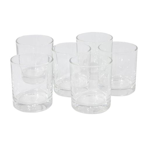 4058896137399 - Windlichtgläser rund 9 cm 8 cm Ø 6 Stück