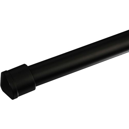 4016318191718 - Gardinenstangen-Endstück Gr 1 schwarz H27cm L28cm Ø2cm Gardinenstangenendstücke für Gardinenstangen Ø 20 mm