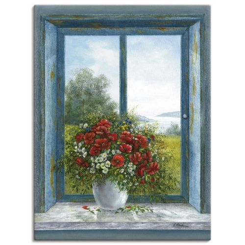 4055327155533 - Wandbild ARTLAND Mohnblumen am Fenster Bilder Gr B H 60 cm x 80 cm Leinwandbild Arrangements 1 St blau Bild Poster Bilder als Alubild Leinwandbild Wandaufkleber oder in versch Größen 4055327155533 - Wandbild ARTLAND Mohnblumen am Fenster Bilder Gr B H 60 cm x 80 cm Leinwandbild Arrangements 1 St blau Bild Poster Bilder als Alubild Leinwandbild Wandaufkleber oder in versch Größen