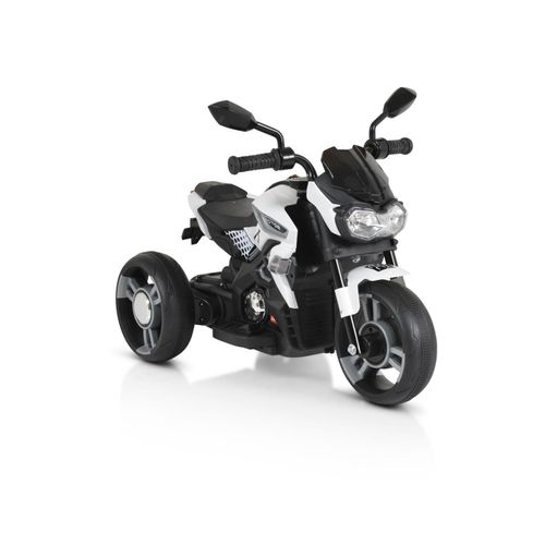 3801005000265 - Kinder Elektromotorrad Colombo Scheinwerfer zwei Motoren MP3 bis 7 km h weiß uni 3801005000265 - Kinder Elektromotorrad Colombo Scheinwerfer zwei Motoren MP3 bis 7 km h weiß uni