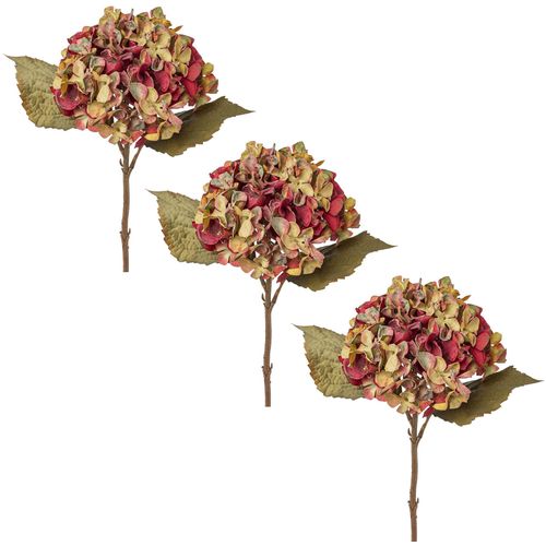 4064118896043 - Kunstblume CREATIV GREEN Hortensie bunt H46cm Ø12cm Obermaterial 70% Polyester 30% Kunststoff Kunstpflanzen