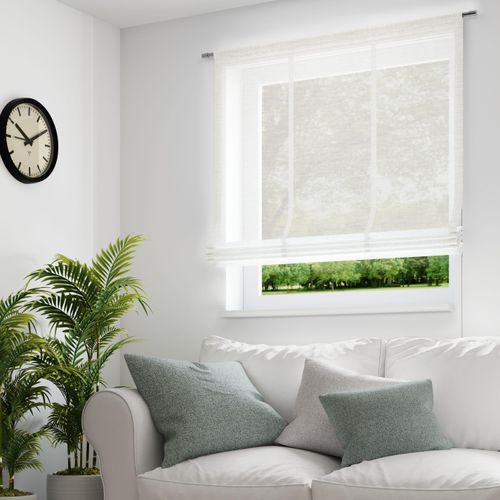 4006470527494 - Raffrollo NEUTEX FOR YOU ALLURE Gr 5 beige (creme) B140cm H140cm Jacquard Obermaterial 100% Polyester Raffrollos dezent natürliche Optik