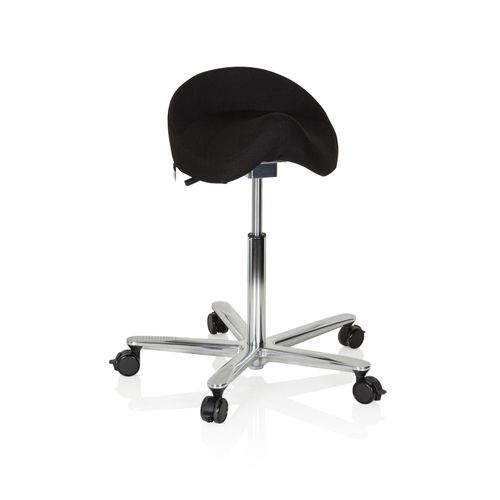 4251084668242 - Arbeitsstuhl Arbeitshocker MOVE-TEC 3D PRO I Stoff hjh OFFICE
