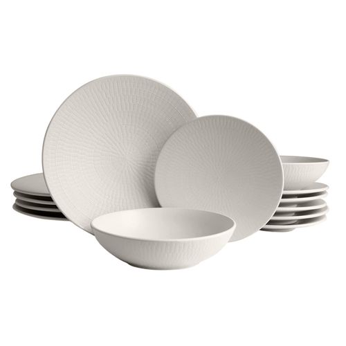 4260238065820 - Echtwerk 18-teiliges Vintage Tafelservice Blanka Nature-Design für 6 Personen Stilvolles Geschirrset mit Struktur aus Steingut mit 6 x Speiseteller 6 x Beilagenteller 6 x Suppenteller Creme 4260238065820 - Echtwerk 18-teiliges Vintage Tafelservice Blanka Nature-Design für 6 Personen Stilvolles Geschirrset mit Struktur aus Steingut mit 6 x Speiseteller 6 x Beilagenteller 6 x Suppenteller Creme