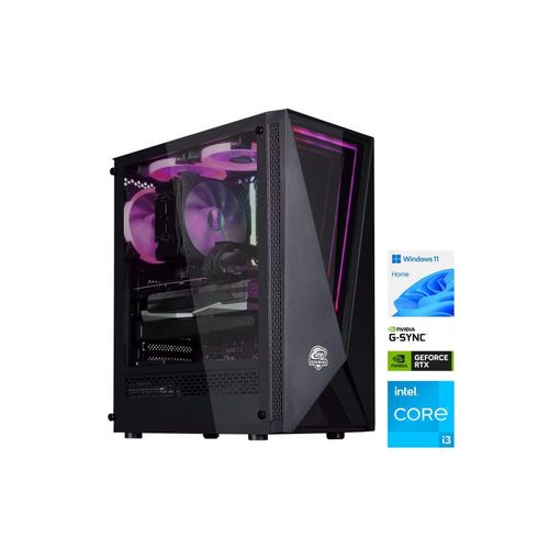 4049998699144 - MP ONE GAMING PC 07 - RTX 3050 - Core i3-12100F - 1 TB NVMe - 16GB RAM - Windows 11
