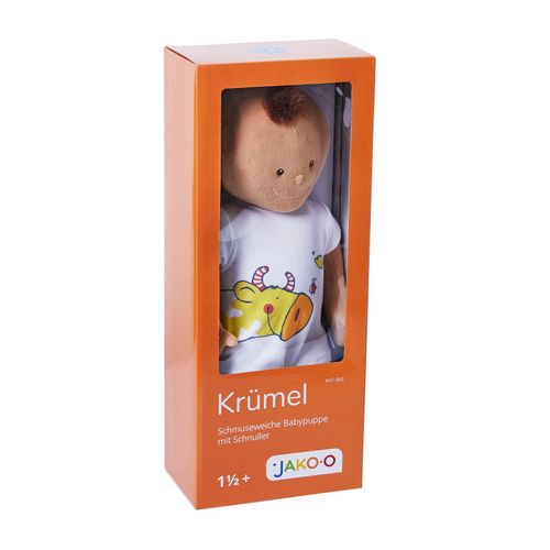 4052218000262 - Unisex Stoffpuppe Kuschelpuppe Krümel 1er Pack 4052218000262 - Unisex Stoffpuppe Kuschelpuppe Krümel 1er Pack