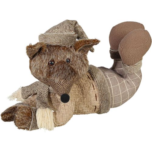 4064118887645 - Tierfigur CREATIV DECO Fuchs Weihnachtsdeko Dekofiguren Gr B H T 25 cm x 18 cm x 12 cm braun Weihnachtsengel Weihnachtsfiguren