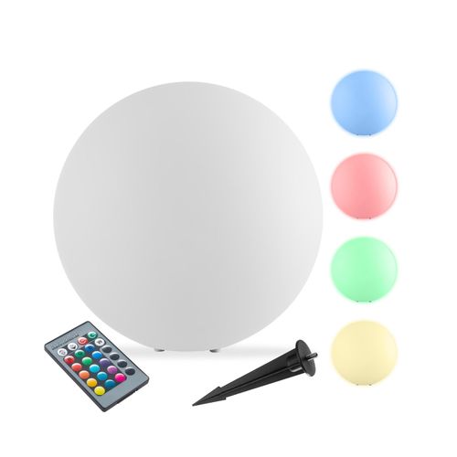 4061173262738 - tectake® Kugelleuchte mit LED-Beleuchtung 12 W samt Fernbedienung und Leuchtmittel inklusive Erdspieß 4061173262738 - tectake® Kugelleuchte mit LED-Beleuchtung 12 W samt Fernbedienung und Leuchtmittel inklusive Erdspieß