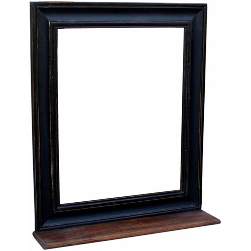 4055195580604 - Spiegel Corsica gelb (schwarz honigfarben) B H T 68cm x 79cm x 10cm Glas mit Ablage Shabby Chic Vintage B68cm H79cm T10cm 4055195580604 - Spiegel Corsica gelb (schwarz honigfarben) B H T 68cm x 79cm x 10cm Glas mit Ablage Shabby Chic Vintage B68cm H79cm T10cm