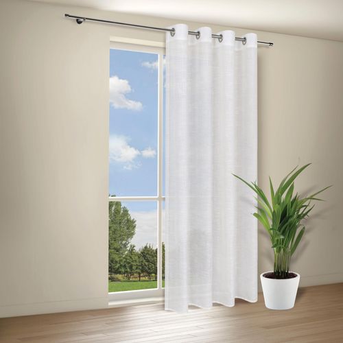 4007863688693 - Gardine Kenda Gr 1 weiß (sanftes weiß) B140cm H245cm Wirkware Polyester Gardinen SB-Ösenschal Kenda 4007863688693 - Gardine Kenda Gr 1 weiß (sanftes weiß) B140cm H245cm Wirkware Polyester Gardinen SB-Ösenschal Kenda