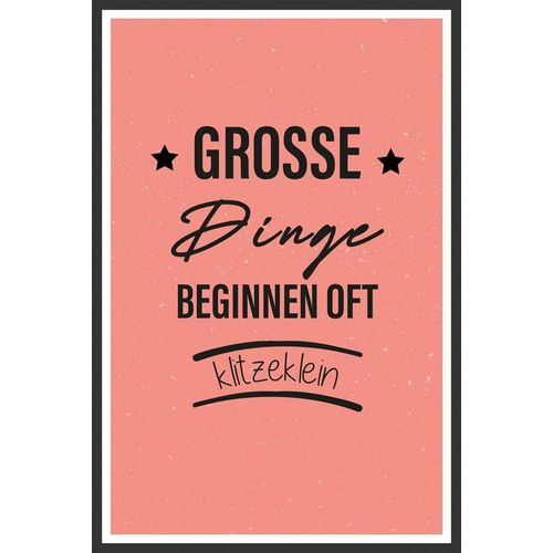 4049009865957 - Metallbild QUEENCE Große Dinge schwarz (farbe bild(er) schwarz) B45cm H30cm Stahl Metall Bilder Stahlschild Blechschild Spruch Motivation 4049009865957 - Metallbild QUEENCE Große Dinge schwarz (farbe bild(er) schwarz) B45cm H30cm Stahl Metall Bilder Stahlschild Blechschild Spruch Motivation