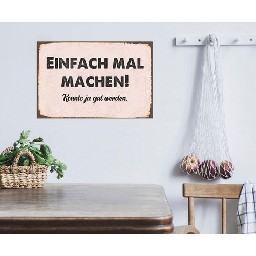 4067437343236 - Metallbild QUEENCE Einfach machen Bilder Gr B H 45 cm x 30 cm Metallbild Schriftzüge Querformat 1 St schwarz Metallbilder Stahlschilder 4067437343236 - Metallbild QUEENCE Einfach machen Bilder Gr B H 45 cm x 30 cm Metallbild Schriftzüge Querformat 1 St schwarz Metallbilder Stahlschilder
