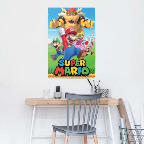 8714597646870 - Poster REINDERS Super Mario - Karakter Montage bunt (farbe bild(er) bunt) B61cm H915cm T01cm Holzwerkstoff Bilder 8714597646870 - Poster REINDERS Super Mario - Karakter Montage bunt (farbe bild(er) bunt) B61cm H915cm T01cm Holzwerkstoff Bilder