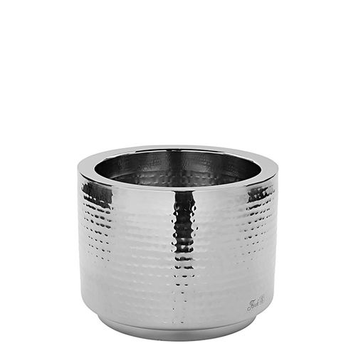 4042911571251 - Fink Übertopf NOSSA (DH 22x17 cm) DH 22x17 cm grau Blumentopf Blumenkübel Pflanzenkübel