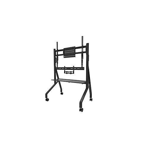 8717371443092 - Mobiler Monitorständer Neomounts by Newstar FL50-575BL1 MOVE Go XL für 1 Display bis 110 125 kg höhenverstellbar Hardwarefach schwarz