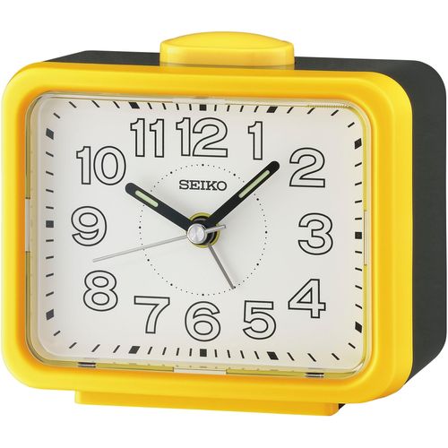 4517228840531 - Quarzwecker SEIKO QHK061Y schwarz (schwarz gelb) Wecker Wecker Schlafzimmer Klingelalarm durchlaufende SekundeLeuchtzeiger 4517228840531 - Quarzwecker SEIKO QHK061Y schwarz (schwarz gelb) Wecker Wecker Schlafzimmer Klingelalarm durchlaufende SekundeLeuchtzeiger