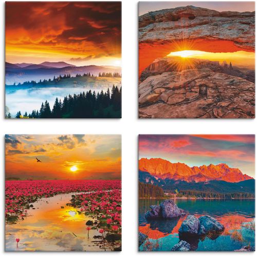 4062144354032 - Leinwandbild ARTLAND Himmel Iconic Mesa Arch Lotus Sommer Bilder Gr B H 30 cm x 30 cm Leinwandbild Sonnenaufgang & -untergang quadratisch 4 St orange Bild Leinwandbild Leinwandbilder Bilder 4er Set verschiedene Größen 4062144354032 - Leinwandbild ARTLAND Himmel Iconic Mesa Arch Lotus Sommer Bilder Gr B H 30 cm x 30 cm Leinwandbild Sonnenaufgang & -untergang quadratisch 4 St orange Bild Leinwandbild Leinwandbilder Bilder 4er Set verschiedene Größen