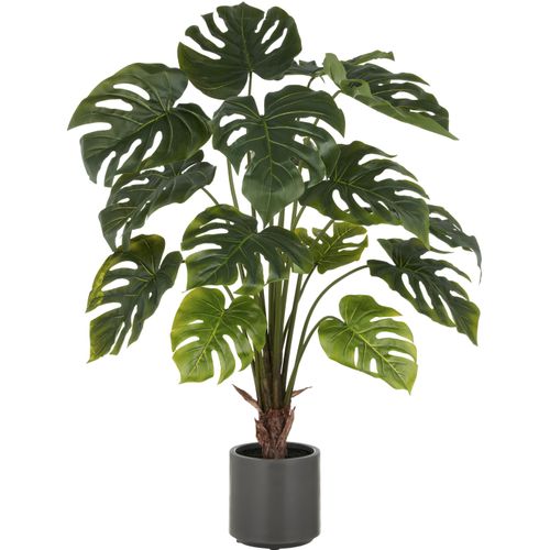 4064118326434 - Kunstpflanze CREATIV GREEN Splitphilodendron grün H100cm Kunststoff Kunstpflanzen mit naturgetreuem Blattwerk