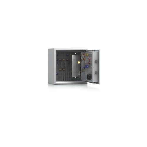 5901468303212 - Schlüsseltresor Sicherheitsstufe A und Euro-Norm S1 lichtgrau HxBxT 350 x 350 x 200 mm für max 50 Haken kaiserkraft