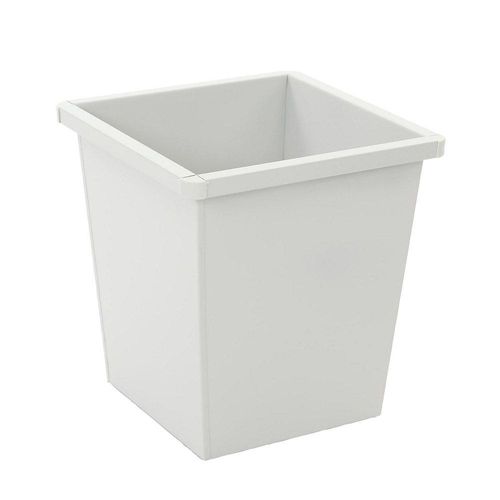 8713631001460 - Papierkorb aus Stahl kegelförmig Volumen 27 l BxHxT 343 x 343 x 361 mm grau kaiserkraft