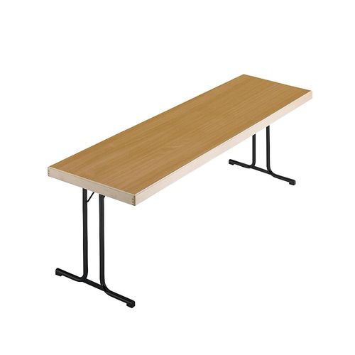 4250709201048 - Klapptisch Doppel-T-Fuß-Gestell 1700 x 700 mm Gestell anthrazit Platte Buche-Dekor kaiserkraft 4250709201048 - Klapptisch Doppel-T-Fuß-Gestell 1700 x 700 mm Gestell anthrazit Platte Buche-Dekor kaiserkraft