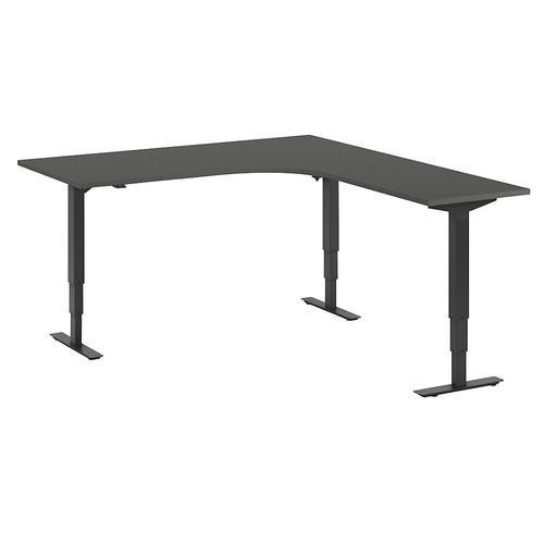 4061753259622 - Schreibtisch Atlanta elektrisch höhenverstellbar L-Form BxT 1800 x 2000 mm dunkelgrau schwarz rechts kaiserkraft 4061753259622 - Schreibtisch Atlanta elektrisch höhenverstellbar L-Form BxT 1800 x 2000 mm dunkelgrau schwarz rechts kaiserkraft
