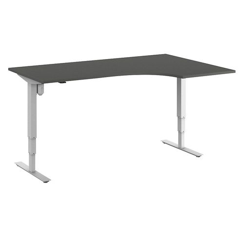 4061753266415 - Schreibtisch Atlanta elektrisch höhenverstellbar Ecke BxT 1800 x 1200 mm dunkelgrau weiß rechts kaiserkraft 4061753266415 - Schreibtisch Atlanta elektrisch höhenverstellbar Ecke BxT 1800 x 1200 mm dunkelgrau weiß rechts kaiserkraft