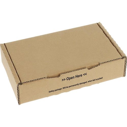 4251924727443 - Klappbox mit Sicherheitsverschluss braun VE 20 Stk Innen-LxBxH 18 x 110 x 45 mm terra 4251924727443 - Klappbox mit Sicherheitsverschluss braun VE 20 Stk Innen-LxBxH 18 x 110 x 45 mm terra