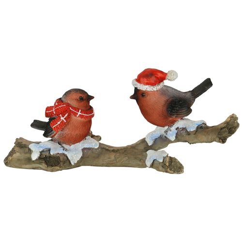 4019844739034 - Dekofigur IGEA Vögel auf Baumstamm braun B23cm H10cm Polyresin Dekofiguren Tierfigur auf Ast Statue Herbstdeko Winterdeko Weihnachtsdeko Deko 4019844739034 - Dekofigur IGEA Vögel auf Baumstamm braun B23cm H10cm Polyresin Dekofiguren Tierfigur auf Ast Statue Herbstdeko Winterdeko Weihnachtsdeko Deko