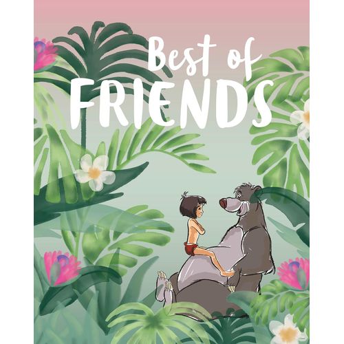 4055065162459 - Bild KOMAR Jungle Book Best of Friends bunt (farbe bild(er) bunt) B40cm H50cm Papier Holz Bilder Wandbild zur Dekoration im Kinderzimmer - ohne Rahmen
