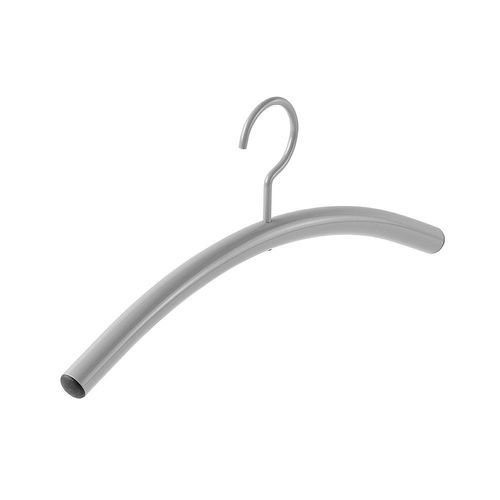 4004419073095 - Kleiderbügel TIMELESS Durchmesser 22 mm VE 4 Stk weißaluminium RAL 9006 kaiserkraft