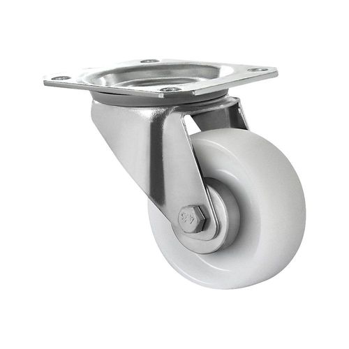 4260475218690 - Polyamid-Reifen weiß Rad-Ø x Breite 80 x 34 mm Montageplatte ab 2 Stk Lenkrolle eurokraft basic 4260475218690 - Polyamid-Reifen weiß Rad-Ø x Breite 80 x 34 mm Montageplatte ab 2 Stk Lenkrolle eurokraft basic