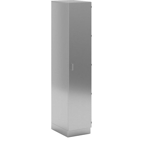 4021177029744 - Reinraum-Hochschrank aus Edelstahl 1 Flügeltür Breite 400 mm kaiserkraft