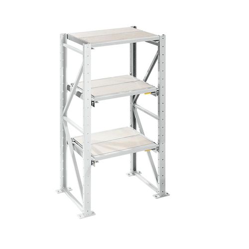 7612269062205 - LISTA Schwerlast-Auszugregal Einschubbreite 1290 mm Tiefe 1260 mm Anbauregal lichtgrau 7612269062205 - LISTA Schwerlast-Auszugregal Einschubbreite 1290 mm Tiefe 1260 mm Anbauregal lichtgrau