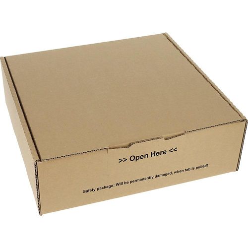 4251924727474 - Klappbox mit Sicherheitsverschluss braun VE 20 Stk Innen-LxBxH 300 x 300 x 100 mm terra 4251924727474 - Klappbox mit Sicherheitsverschluss braun VE 20 Stk Innen-LxBxH 300 x 300 x 100 mm terra