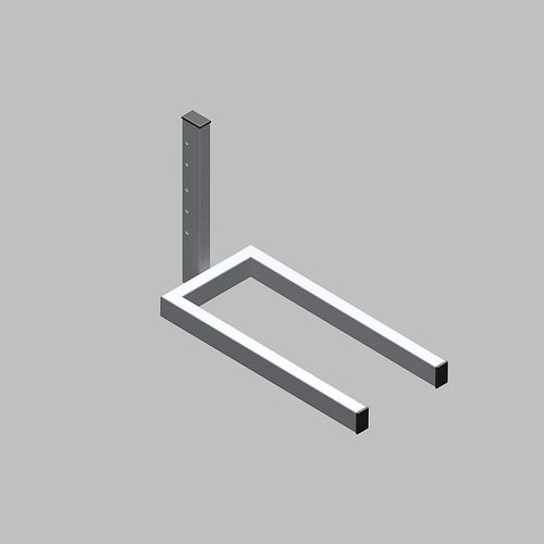 7350113600127 - Kistengabel aus Kantrohr 50 x 30 mm Gabellänge 500 mm kaiserkraft 7350113600127 - Kistengabel aus Kantrohr 50 x 30 mm Gabellänge 500 mm kaiserkraft