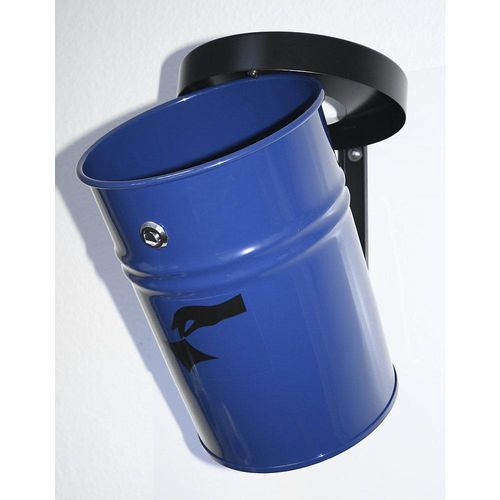 4260058015142 - Wandabfallbehälter abschließbar Volumen 16 l HxØ 340 x 245 mm blau kaiserkraft 4260058015142 - Wandabfallbehälter abschließbar Volumen 16 l HxØ 340 x 245 mm blau kaiserkraft
