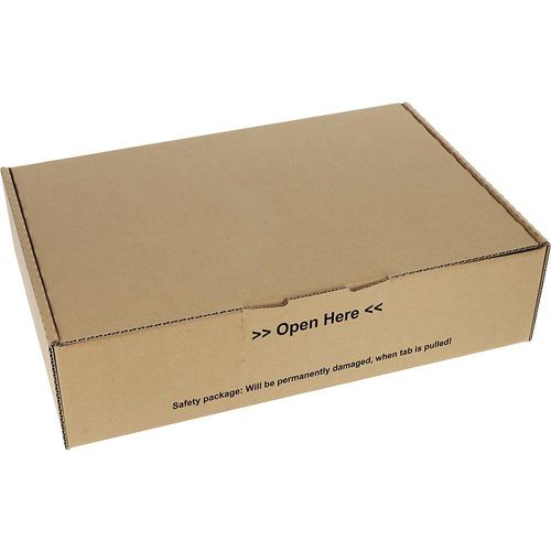 4251924727481 - Klappbox mit Sicherheitsverschluss braun VE 20 Stk Innen-LxBxH 380 x 260 x 100 mm terra 4251924727481 - Klappbox mit Sicherheitsverschluss braun VE 20 Stk Innen-LxBxH 380 x 260 x 100 mm terra