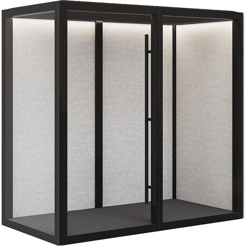 7332835757594 - Meetingbox Zen Pod Essentials HxBxT 2310 x 2320 x 1200 mm Medium Textil Aluminium Glas kaiserkraft 7332835757594 - Meetingbox Zen Pod Essentials HxBxT 2310 x 2320 x 1200 mm Medium Textil Aluminium Glas kaiserkraft