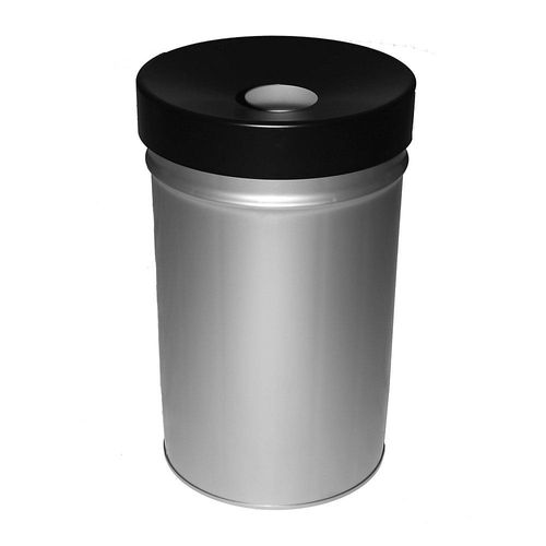 4260058014237 - Abfallbehälter selbstlöschend Volumen 60 l HxØ 630 x 392 mm neusilber kaiserkraft 4260058014237 - Abfallbehälter selbstlöschend Volumen 60 l HxØ 630 x 392 mm neusilber kaiserkraft
