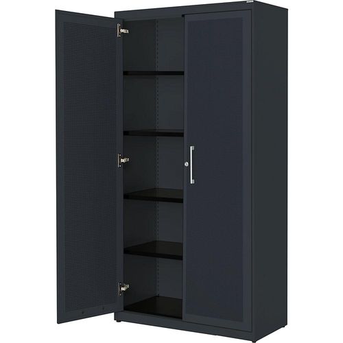 4250633331316 - mauser Flügeltürenschrank akustisch wirksam HxBxT 1956 x 1000 x 432 mm 4 Fachböden anthrazitgrau anthrazitgrau 4250633331316 - mauser Flügeltürenschrank akustisch wirksam HxBxT 1956 x 1000 x 432 mm 4 Fachböden anthrazitgrau anthrazitgrau