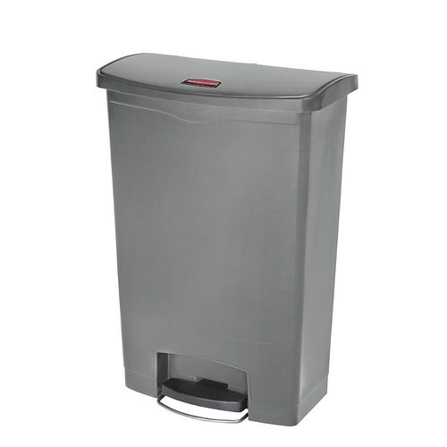 0086876224504 - Tretmülleimer Slim Jim® Step-On Kunststoff 90 Liter Hochwertiger Abfalleimer mit extrem langlebigen Trittpedal Farbe grau 0086876224504 - Tretmülleimer Slim Jim® Step-On Kunststoff 90 Liter Hochwertiger Abfalleimer mit extrem langlebigen Trittpedal Farbe grau