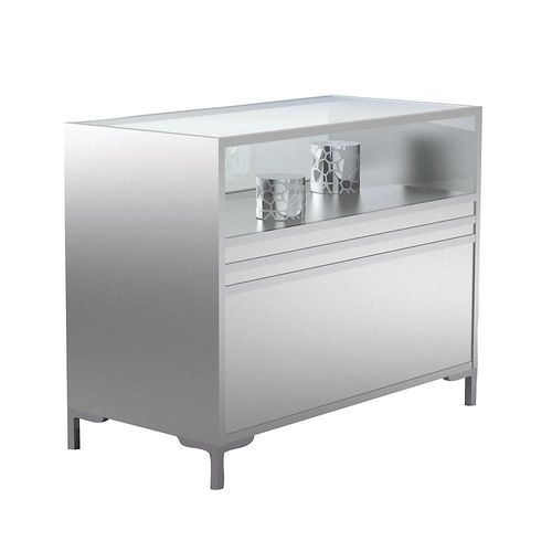 4260222860585 - LINK Thekenvitrine 1 3 verglast HxBxT 900 x 1200 x 600 mm kaiserkraft
